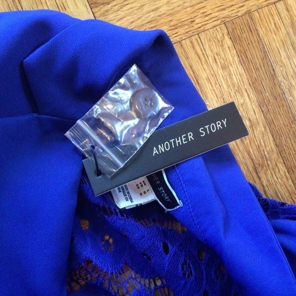 NWT Another Story Blue Blazer sz Large *STUNNING* - Picture 3 of 5